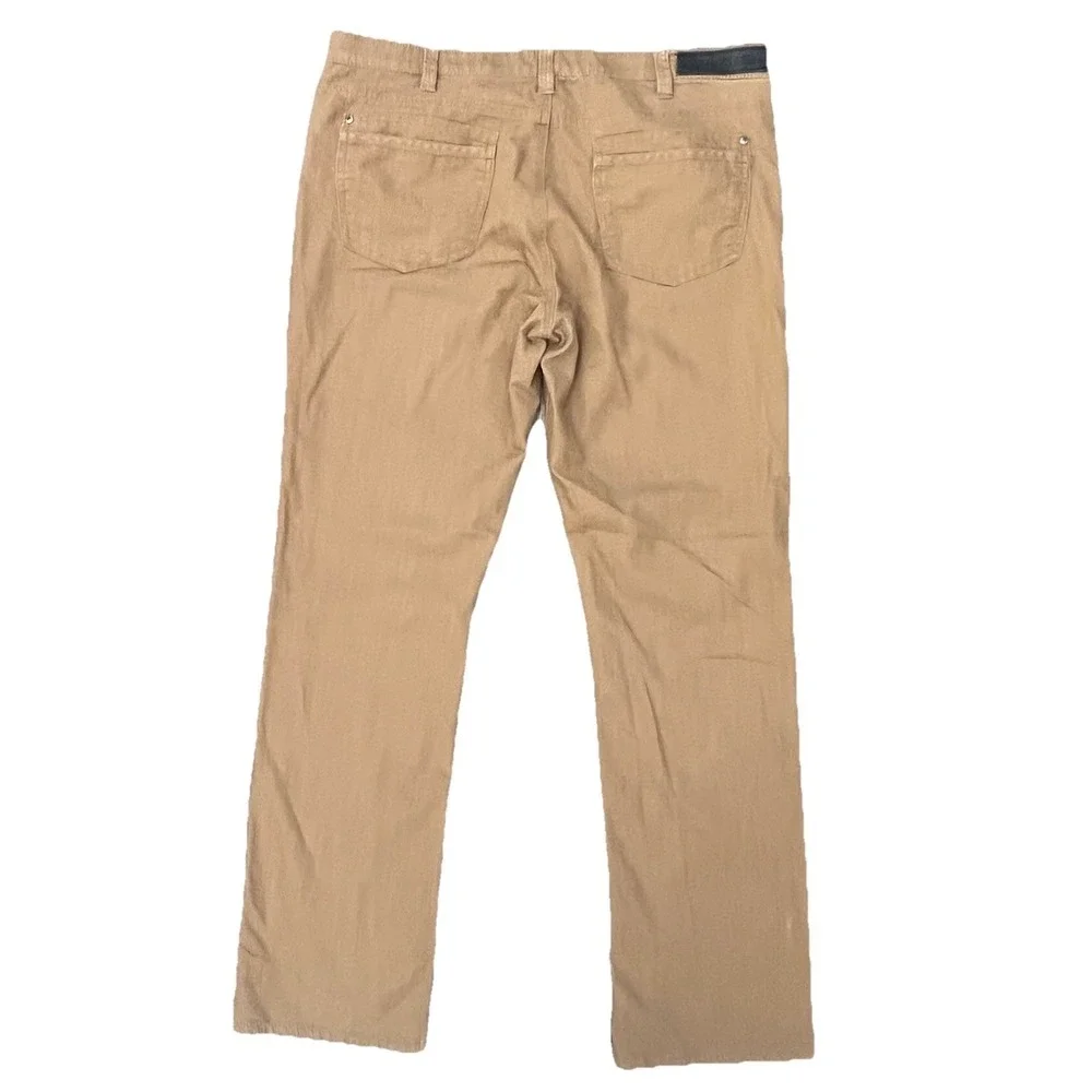 Lois Jeans Pants Mens 38x32 Tan‎ Sierra Extensible Stretch Preppy Stretch Pants